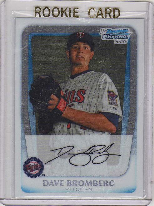 2011 Bowman Chrome Prospects Dave Bromberg Rookie Card #BCP158 - Minnesota Twins